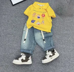 Boy's Polo and Jean Set