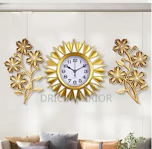 3 in 1 Decorative Wall Clock Set