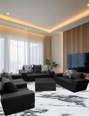 Quality Couch of 7 Seaters Sofa Chairs and Table. Ap03