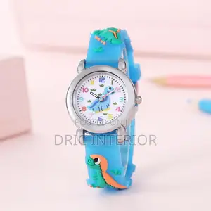 Boy’S Dinosaur Character Wristwatch for Kids