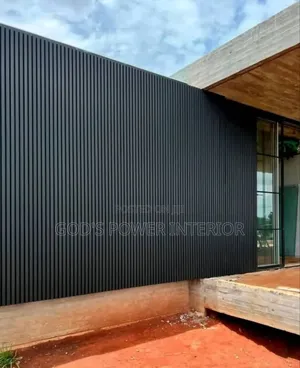 Fluted Panel Absorbing Sound Waves