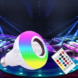 RGB Bluetooth Music Screw Bulb Speaker