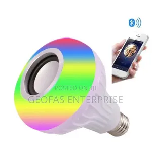 RGB Bluetooth Music Screw Bulb Speaker