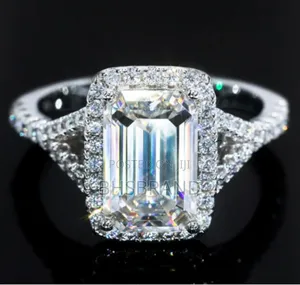 Photo - Moissanite Engagement/ Wedding Ring