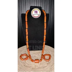 Photo - Unisex Coral Beaded Necklace