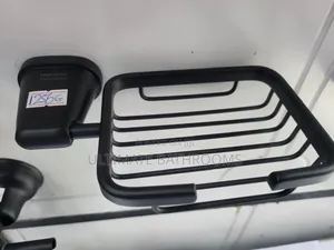 Quality Black Side Basket Soap Holder