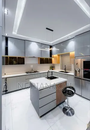 Glossy Finish Kitchen Cabinet
