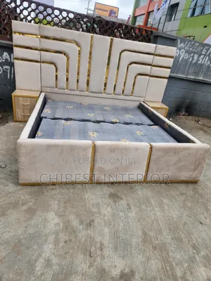 Advanced Brand New Six by Six Bed With Side Drawers