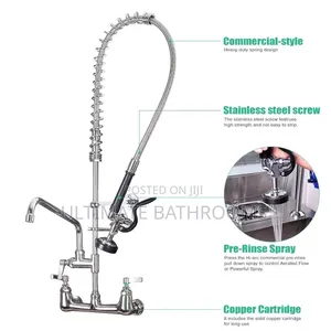Wall Mounted Industrial Kitchen Mixer Faucet