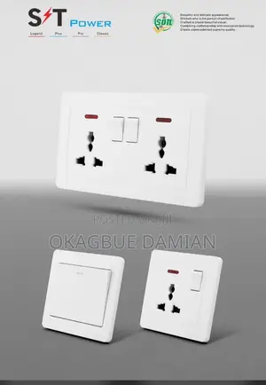Gang Switch And Socket St Power