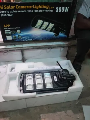 Ai Solar Plastic Street Light With Camera 300w
