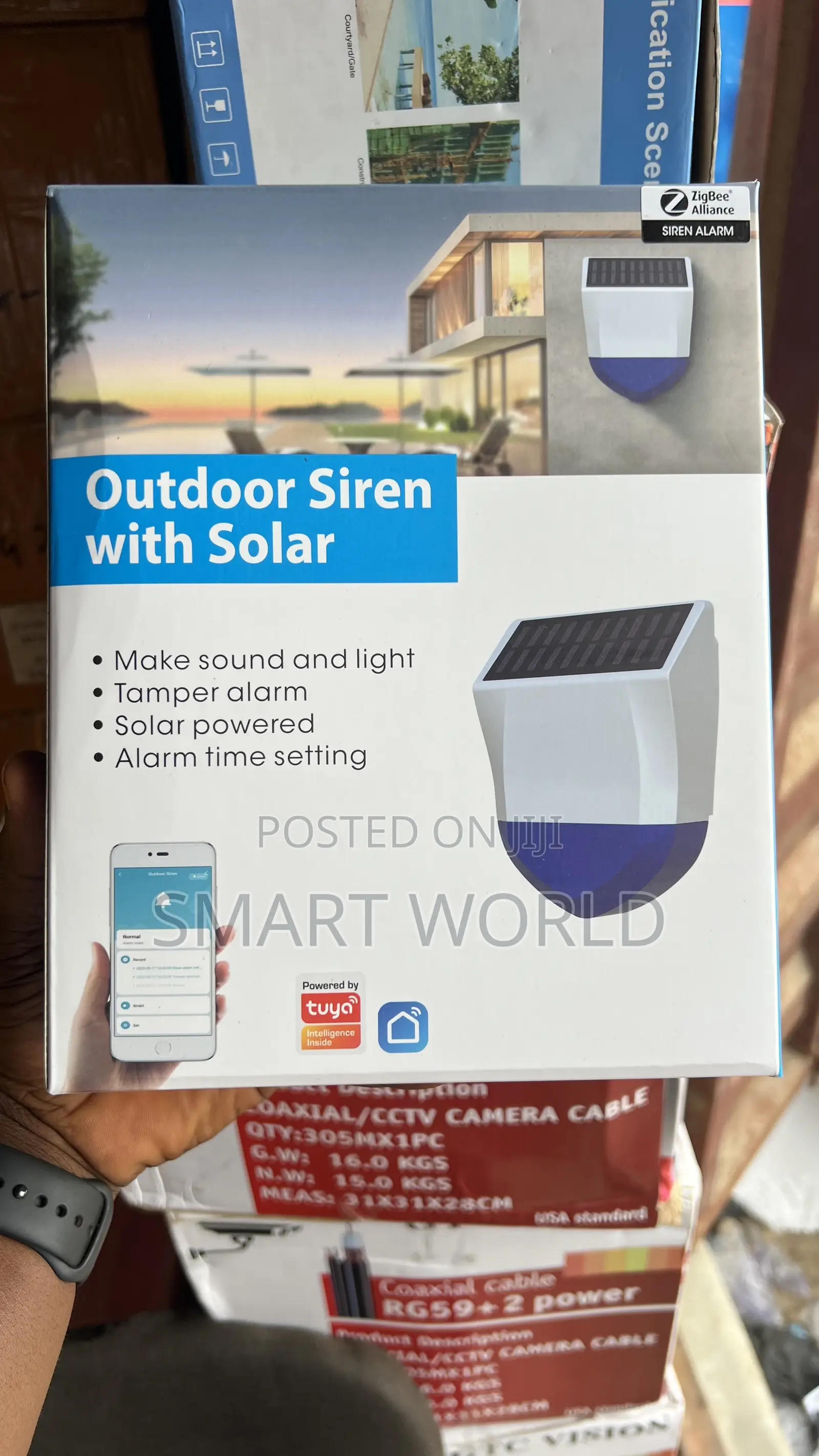 Smart Zigbee Solar Siren (Wireless)