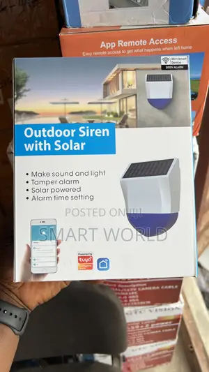 Smart Wifi Solar Siren (Wireless)