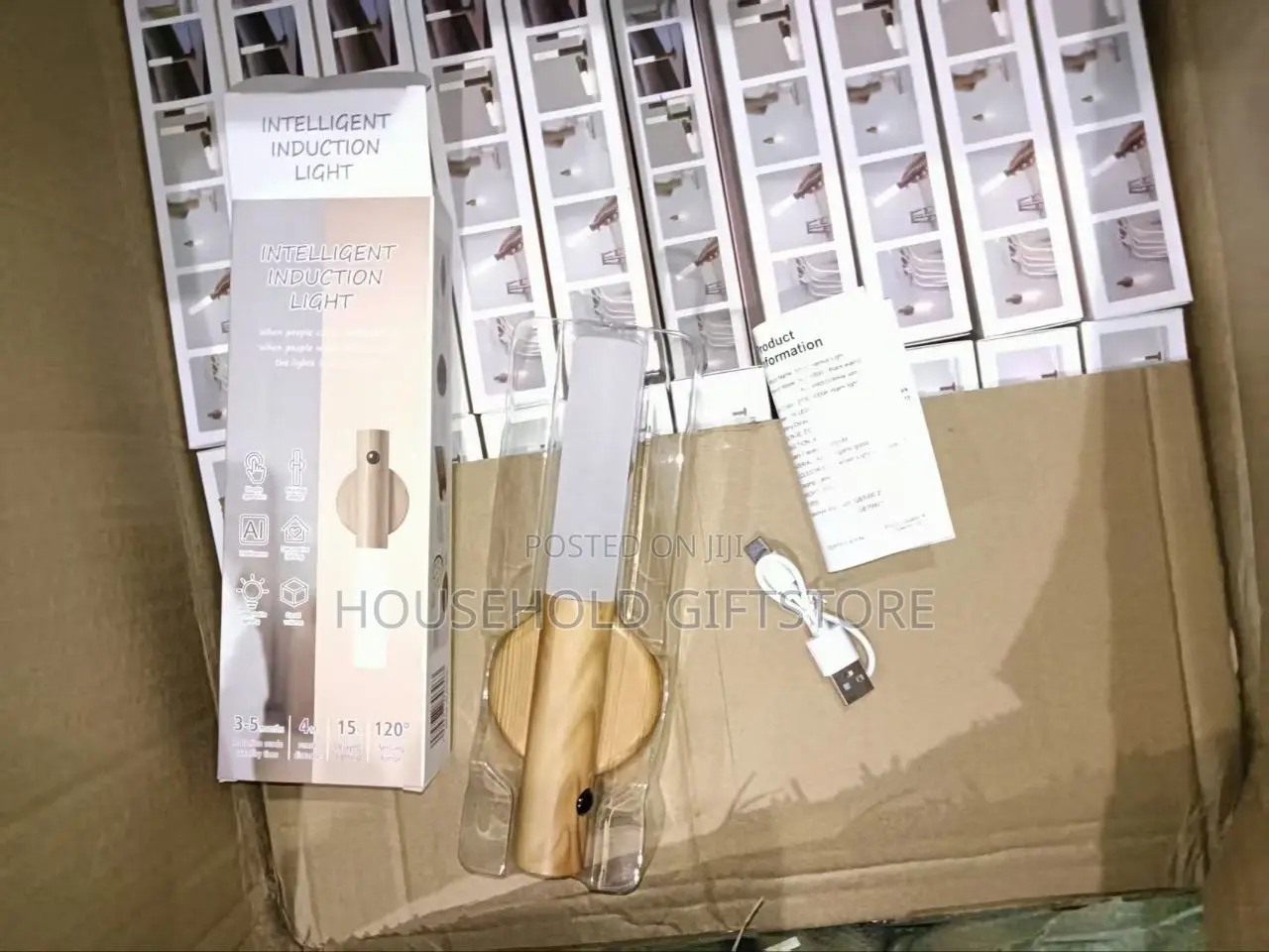 Rechargeable Motion Sensor Wall Mounted Light