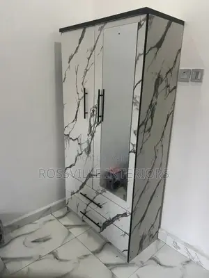 Affordable HDF 3ftby6ft Wardrobe With Mirror