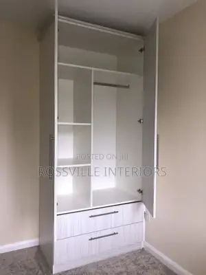 Affordable HDF 3ftby6ft Wardrobe With Mirror