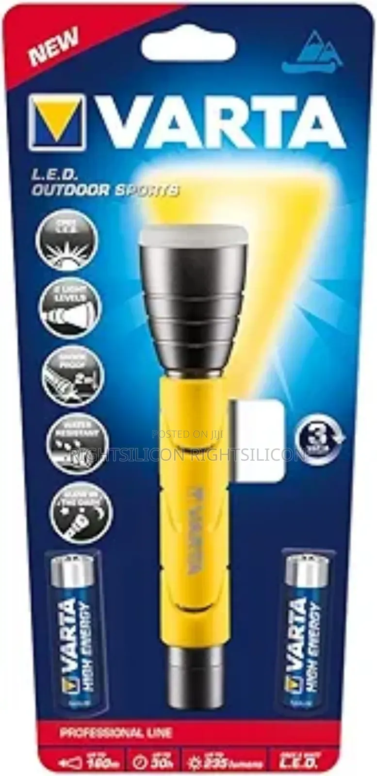 Usa Varta Power Aa Batteries Flashlight