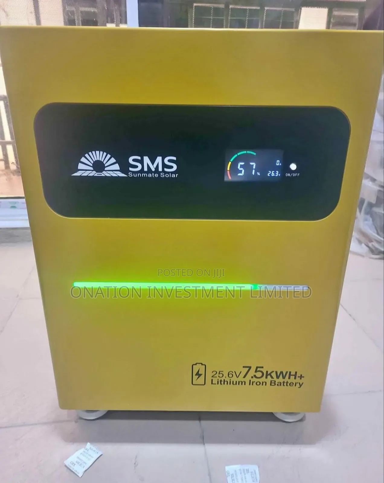 7.5kwh 25.6v SMS Lithium Battery