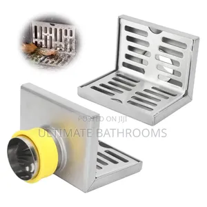 Right Angle Bathroom/Kitchen Floor Drain