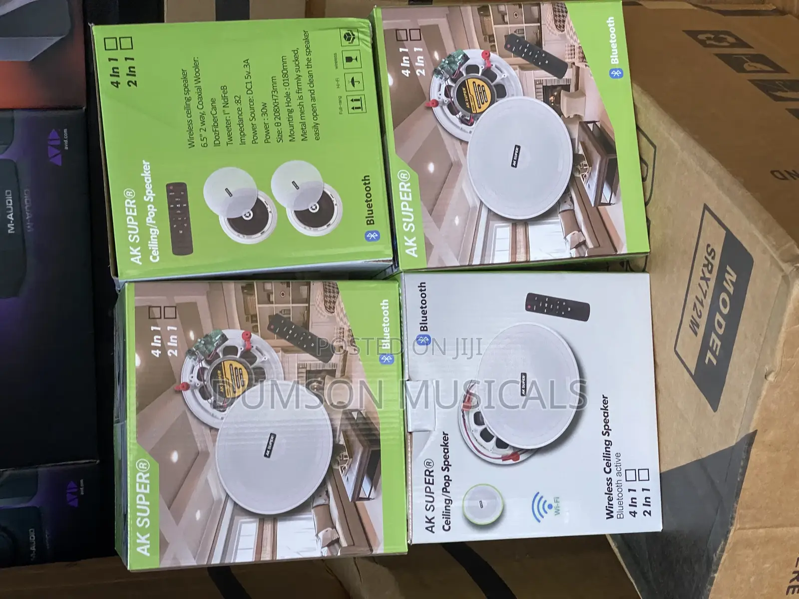 4in1 Ak Super Bluetooth Ceiling Speakers Big Magnet