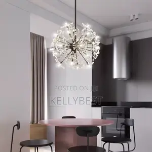 Snow Flower Crystals Chandelier