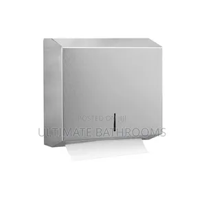 Stainless Steel Brushed Metal Folding Paper Towel Dispenser