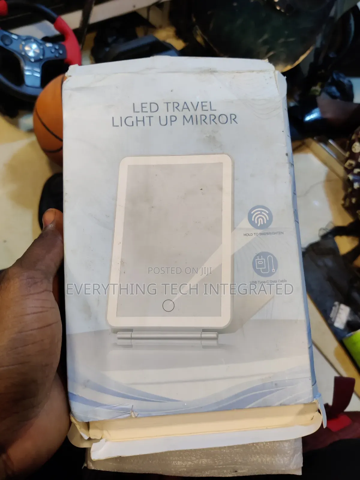 Makeup Mirror, Vanity Mirror With 80 Led Lights, Rechargeab