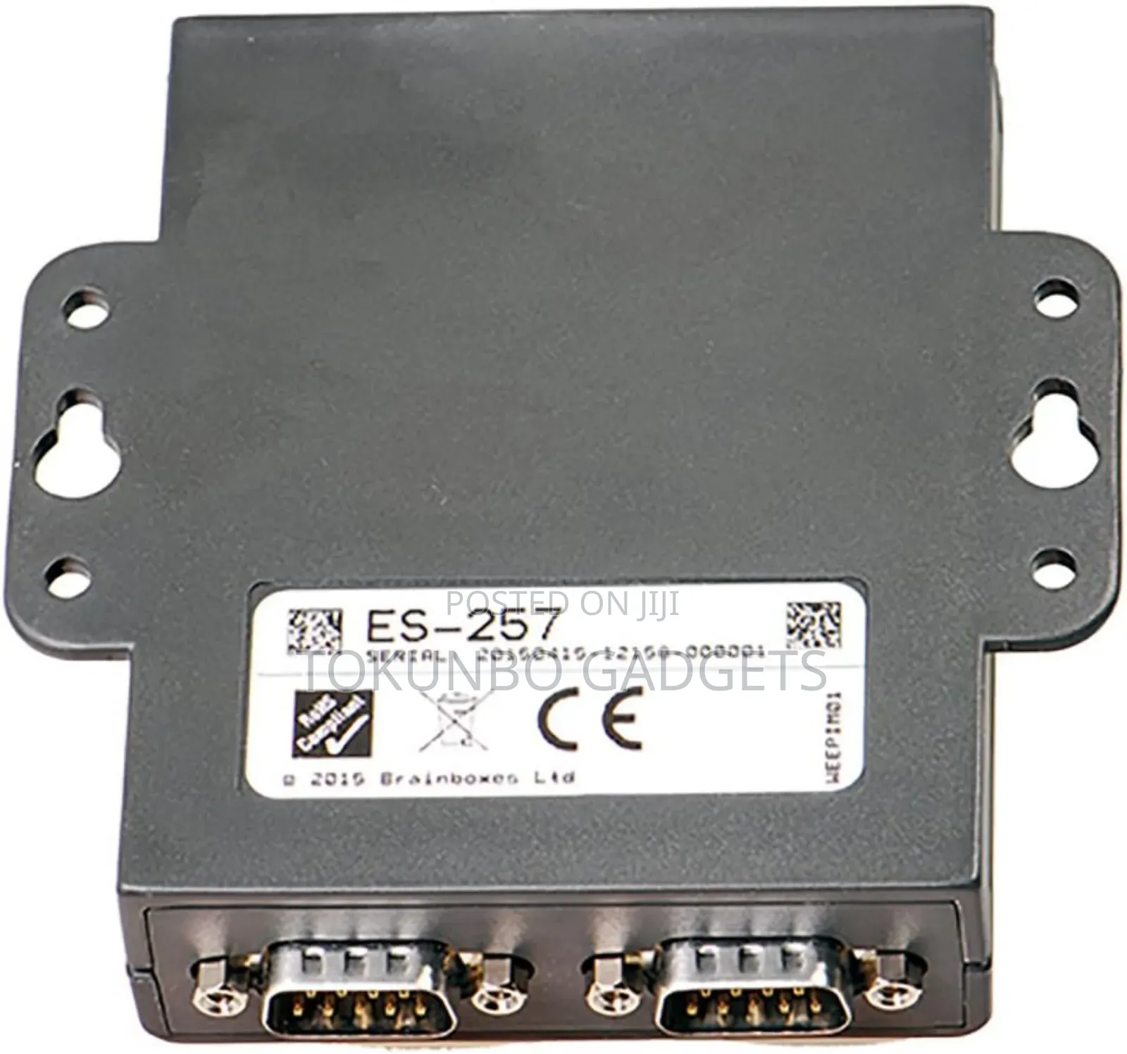 Brainboxes Es-257 2-Port Rs232 Ethernet to Serial Adapter.
