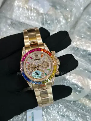 Super Clone Daytona Rainbow Stone Rolex