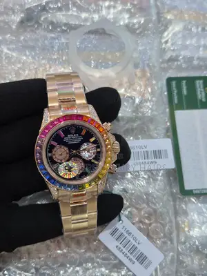 Super Clone Daytona Rainbow Stone Rolex