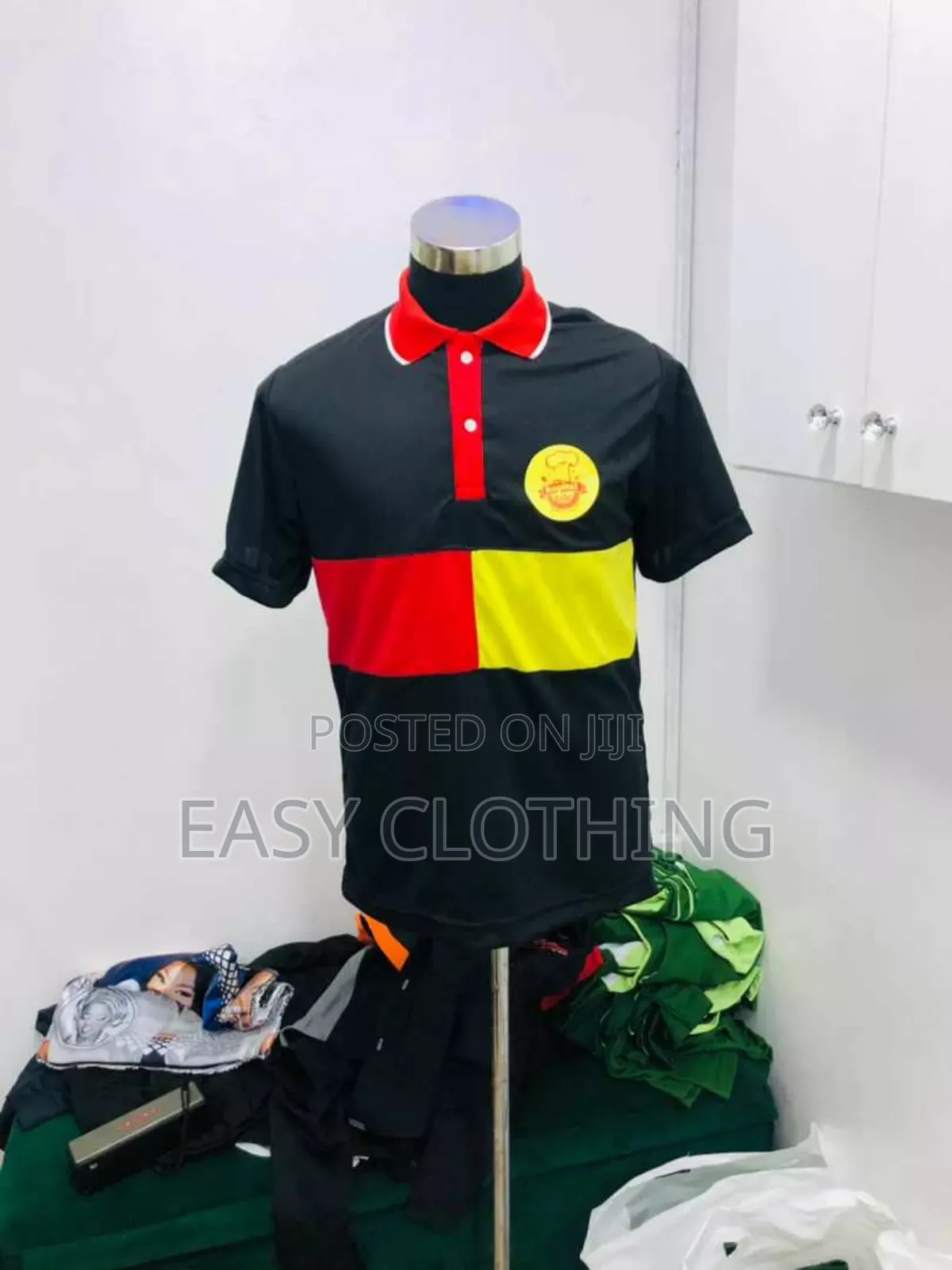 Quality Patterned Polo Design.
