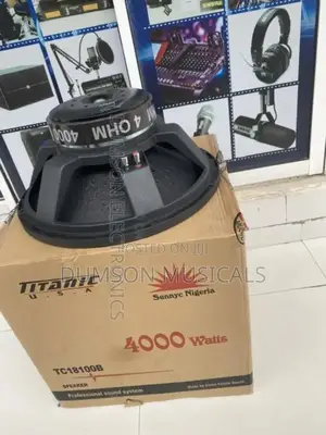 Titanic Naked Speaker 4000watts Subwoofer