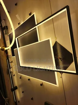 Model Luxury Led Ceiling Flush Mount Light With Control