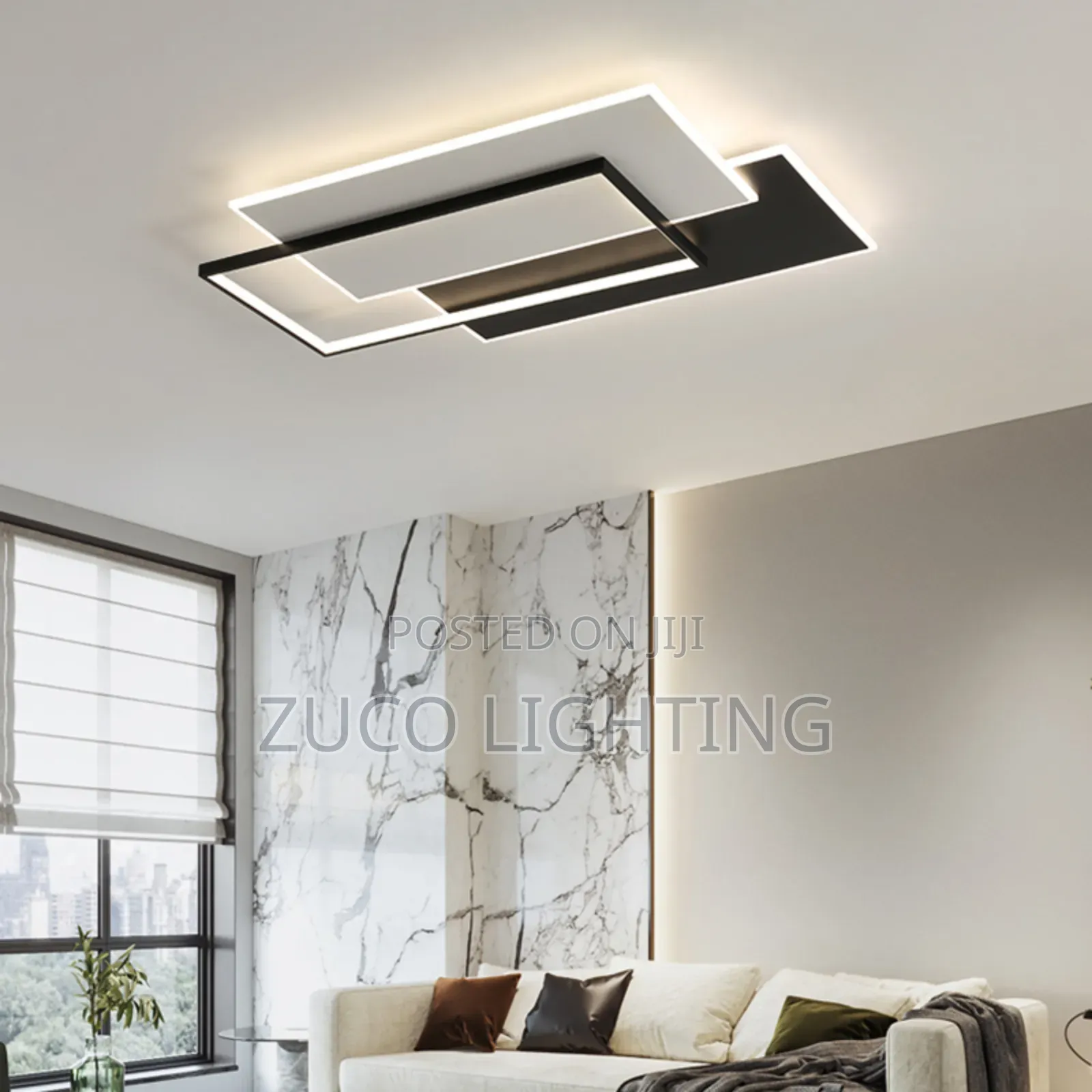 Model Luxury Led Ceiling Flush Mount Light With Control