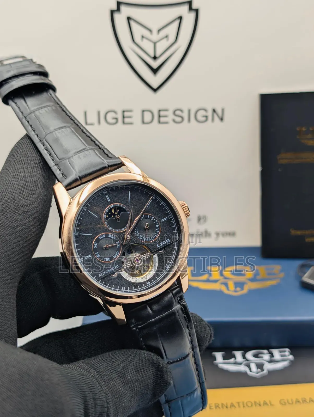 Lige Leather Design Watches