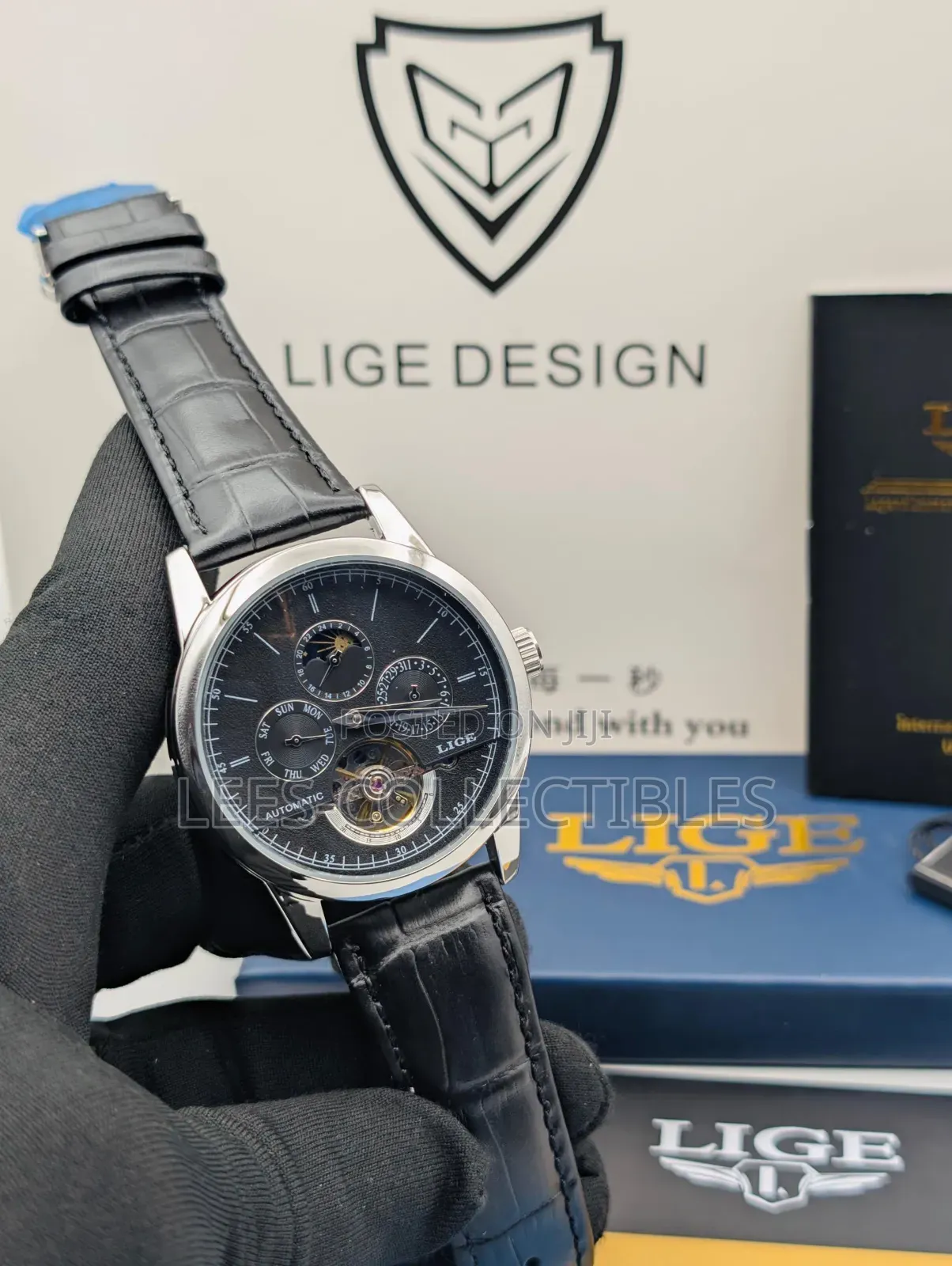 Lige Leather Design Watches