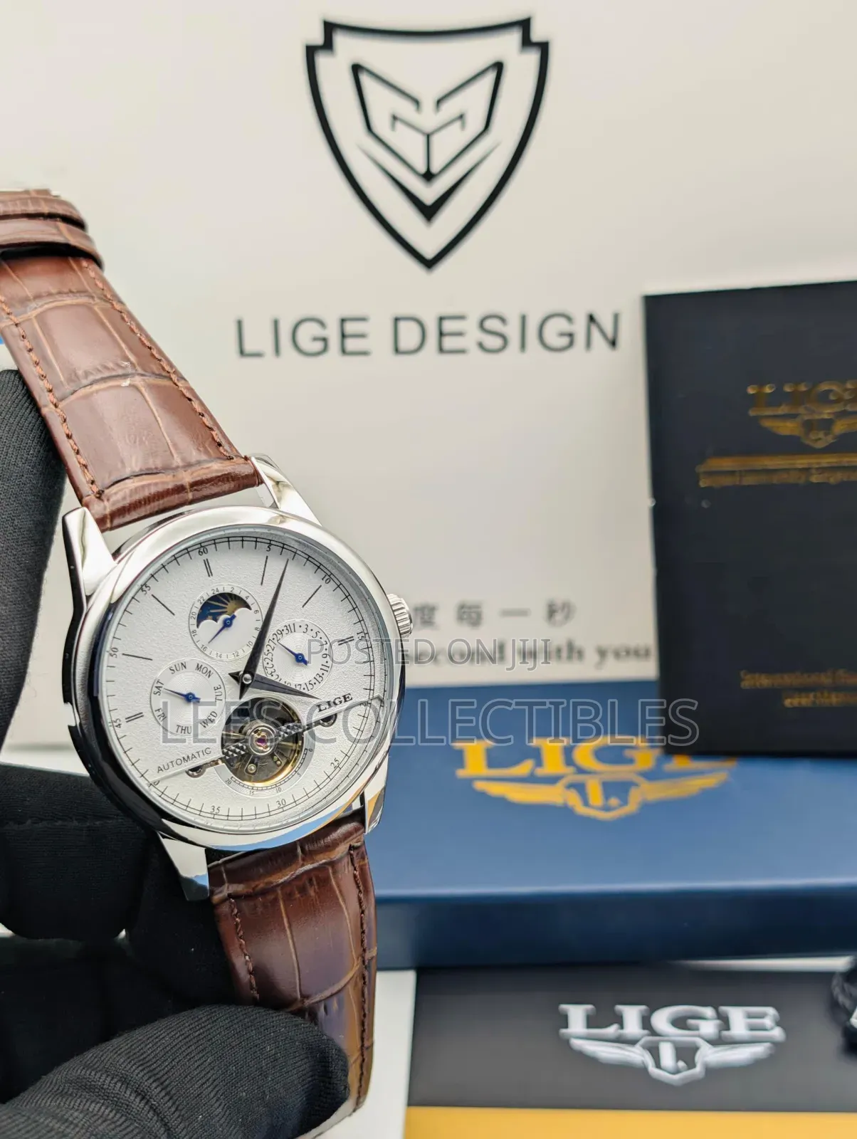 Lige Leather Design Watches