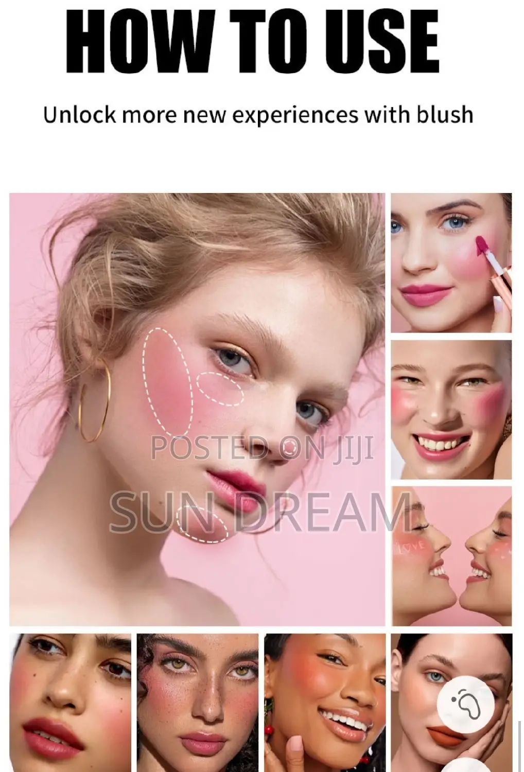 Face Blush Make Up Liquid Blush
