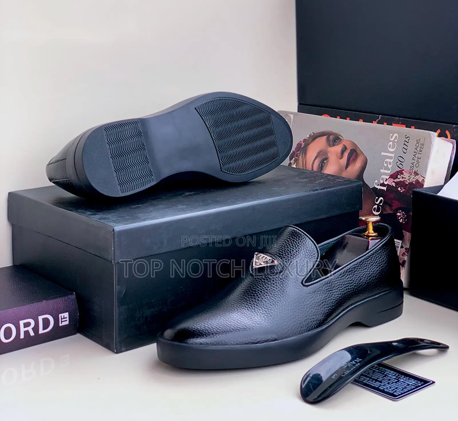 Original Prada Leather Lùxury Shoe
