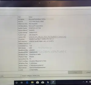 Laptop Lenovo ThinkPad X1 Carbon 8GB Intel Core i7 SSD 160GB