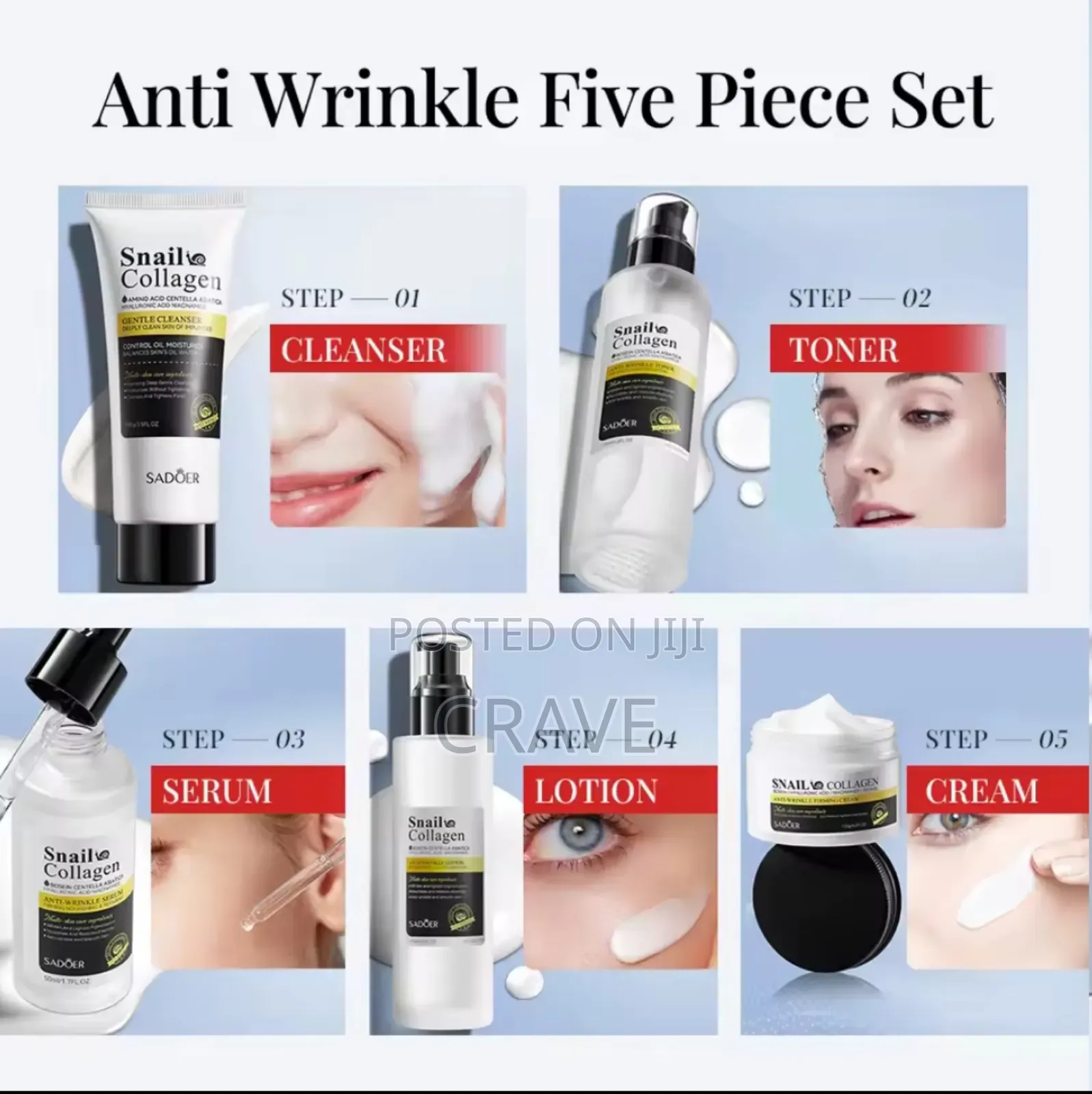 Sadoer Snail Collagen 5in1 Set