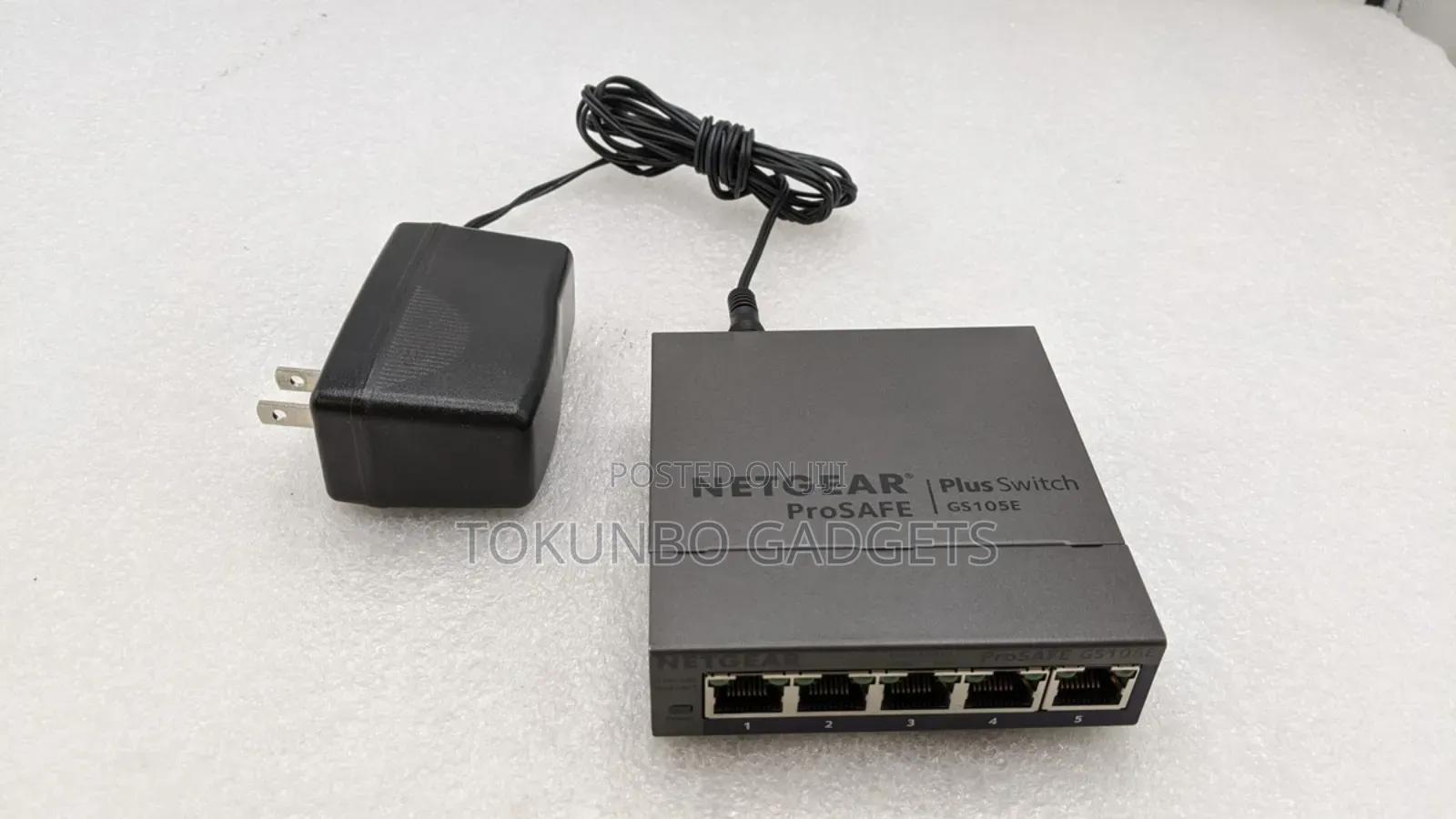 Netgear Prosafe Plus 5 Gigabit Ports Gs105ev2
