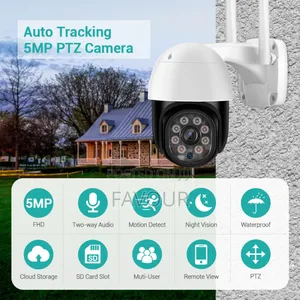 5mp Auto Tracking H.265 Onvif Ip Camera 4xdigital Zoom