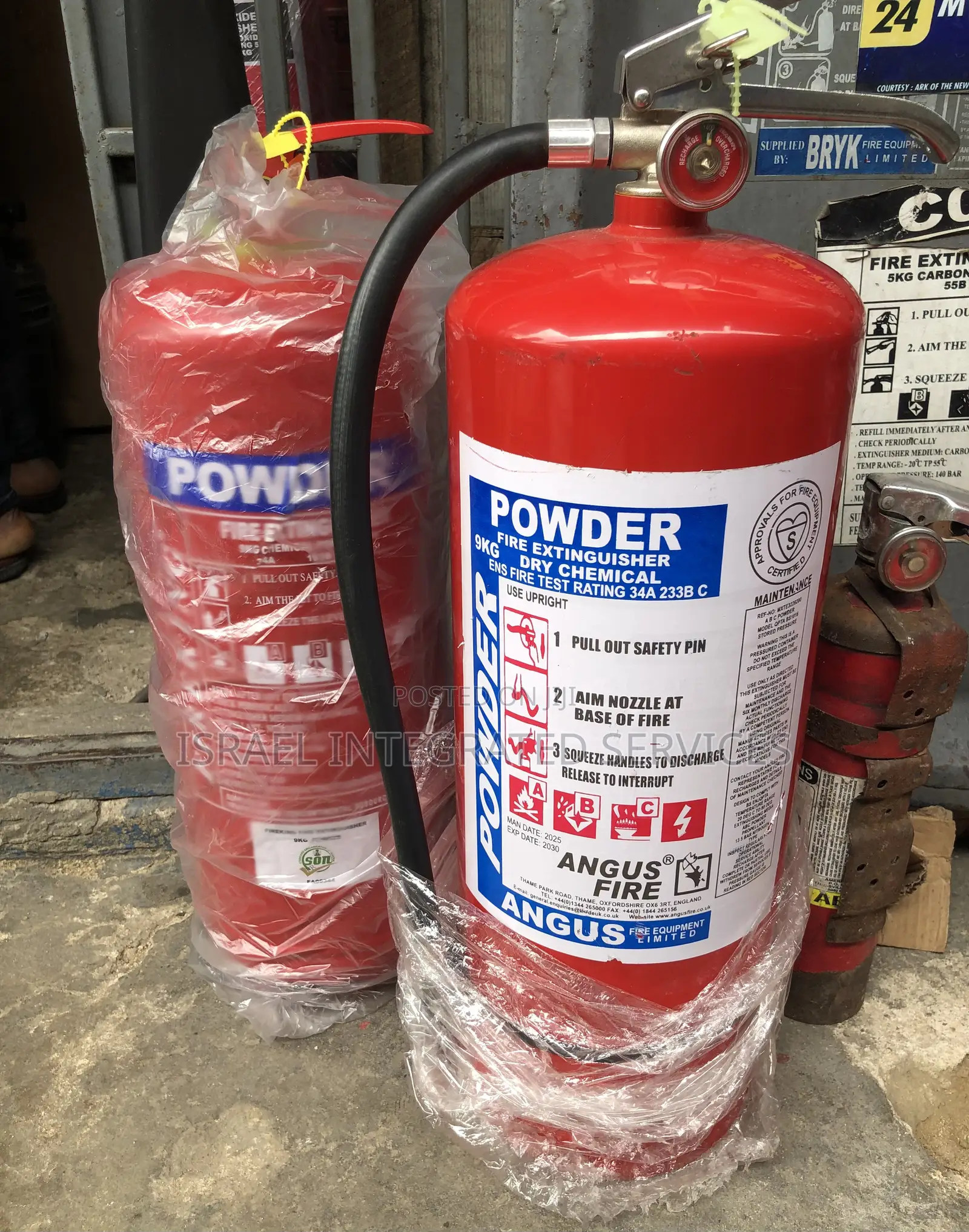 Fire Extinguisher 9kg Powder