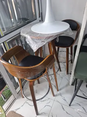 High Quality Foreign Design Wooden Bar Stool With High Table