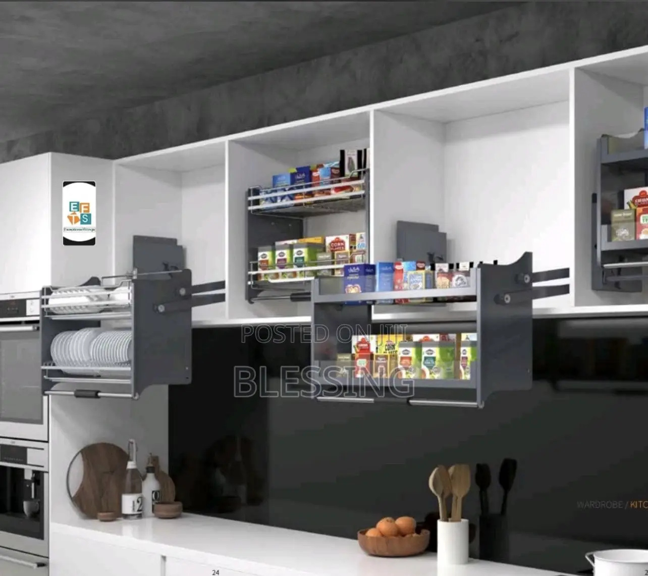 Elevator Plate Rack