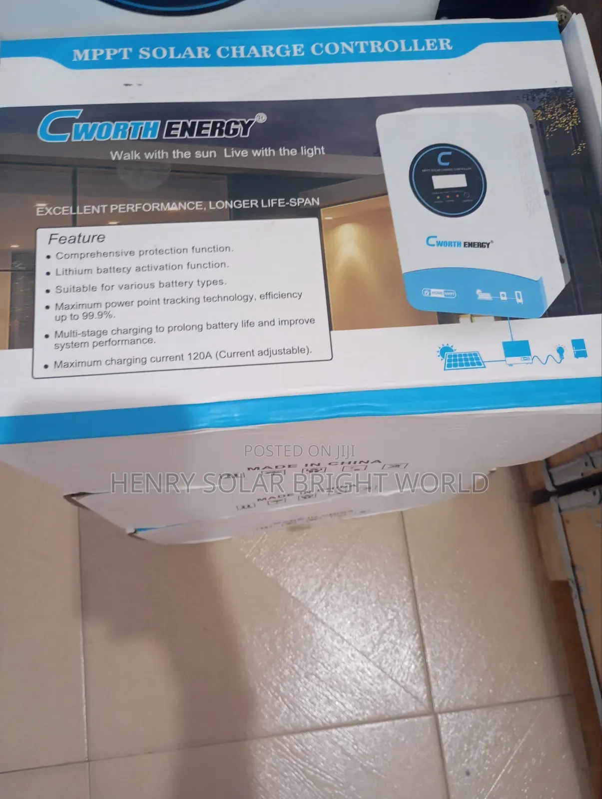 Cworth 120a Charger Controller