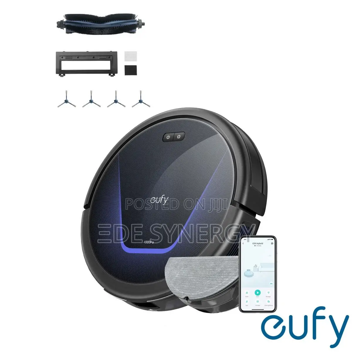 Eufy Hybrid Robotic Vacuum Cleaner With Mobile App