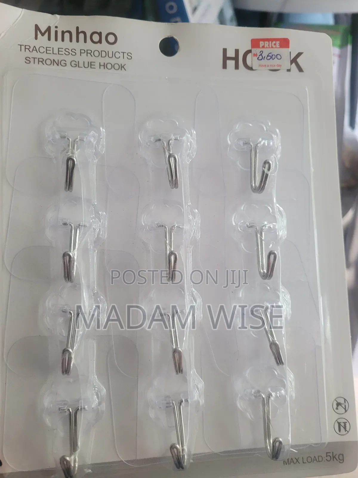 Strong Glue Hook.