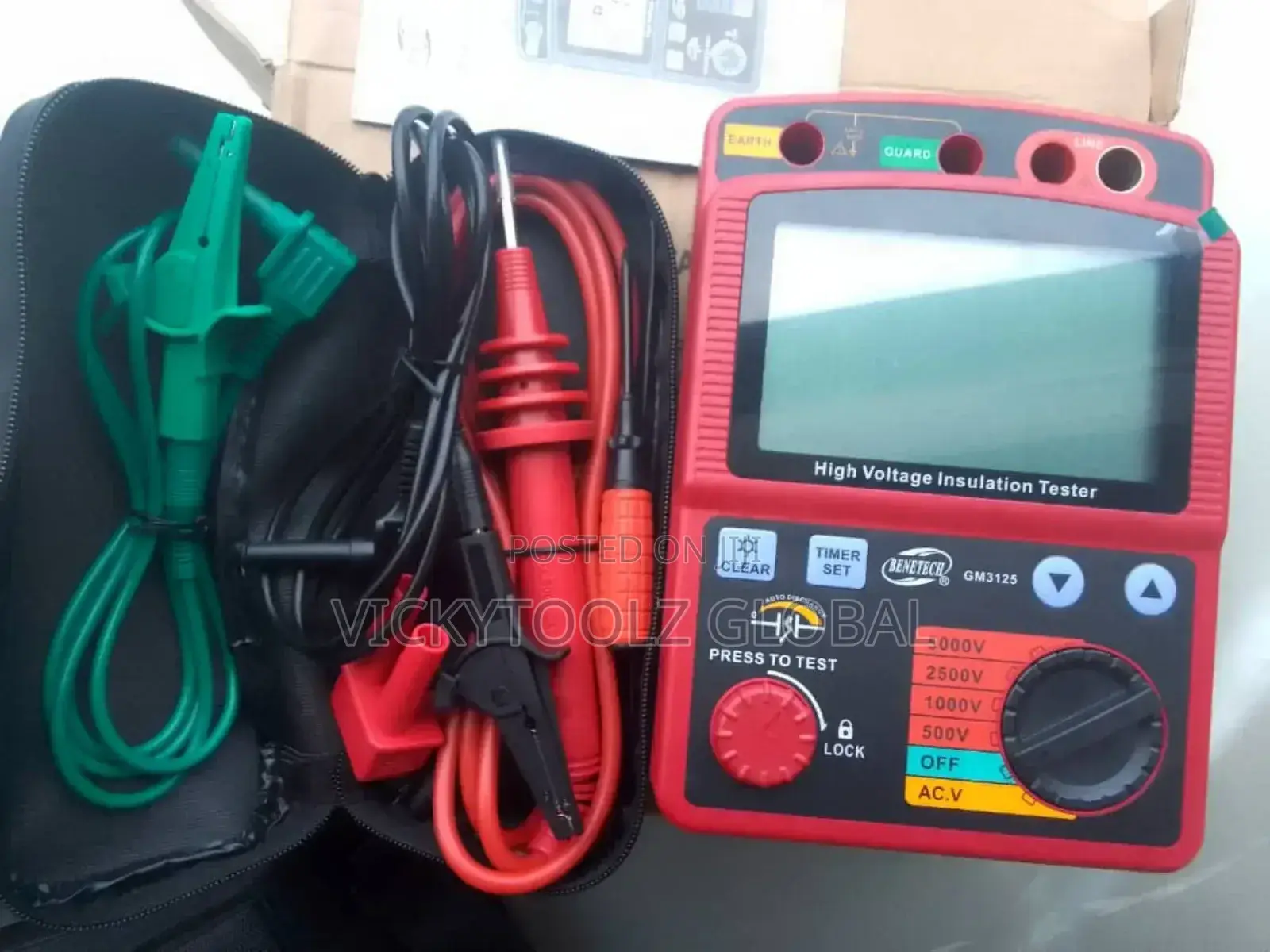 High Voltage Insulation Tester Megger 5kva